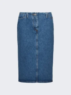 Magda Butrym Pencil Skirt Blue