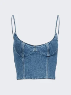 Magda Butrym Corset Top Blue