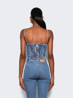 Magda Butrym Corset Top Blue 9 Magda Butrym Corset Top Blue -Artemides shop 111424 1740 05 1