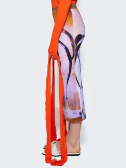 Ribbed Midi Skirt Multicolor -Artemides shop 115107 6016 2524 04 1