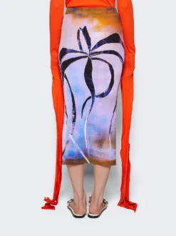 Ribbed Midi Skirt Multicolor -Artemides shop 115107 6016 2524 05 1