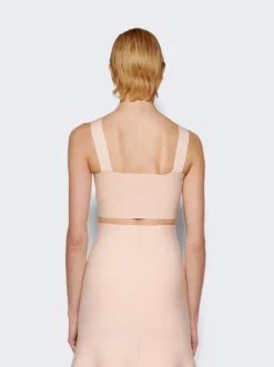 Victoria Beckham Bandeau Top Peach -Artemides shop 1222KAC003635A 26956 05 1