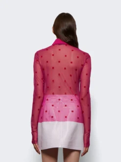 COURREGES Vinyl Mini Skirt Light Pink -Artemides shop 122CJU001VY0003 25815 05