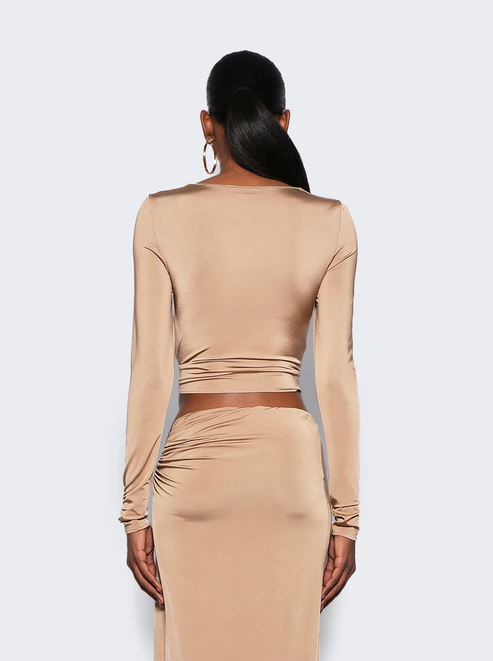 Magda Butrym Floral Applique Blouse Beige 5 Magda Butrym Floral Applique Blouse Beige - Image 5