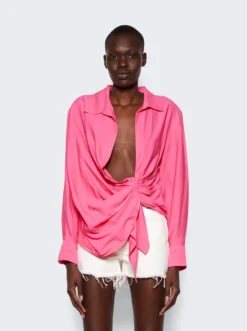Jacquemus La Chemise Bahia Shirt Pink -Artemides shop 213SH002 1020 3355 03 1
