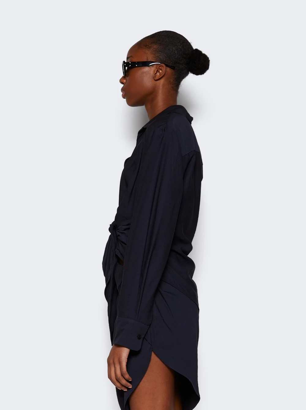 Jacquemus La Chemise Bahia Top Dark Navy 4 Jacquemus La Chemise Bahia Top Dark Navy - Image 4