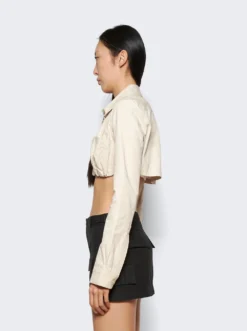 Inbuilt Bra Shirt Sand -Artemides shop 22042013 3205 04 1