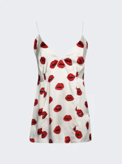 Grisella Top Cream And Red