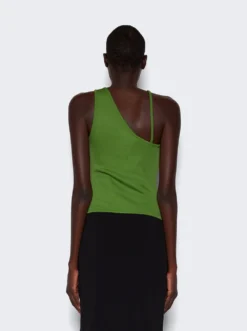 Folia Float Buckle Asymmetric Tank Top Stem Green 9 Folia Float Buckle Asymmetric Tank Top Stem Green -Artemides shop 23021307 47494 05 1