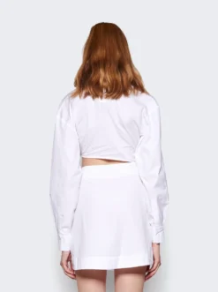 Folia Float Buckle Shirt Dress White -Artemides shop 23023282 2479 05 1