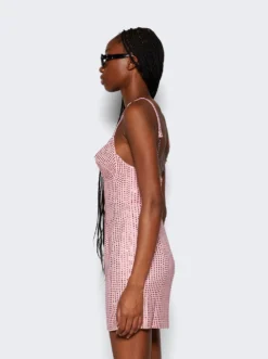 Area Crystal Embellished Mini Dress Candy Rose -Artemides shop 230HD45184 47976 04 1