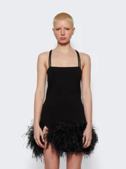 Fujiko Mini Dress Black -Artemides shop 231WCA188 2509 03