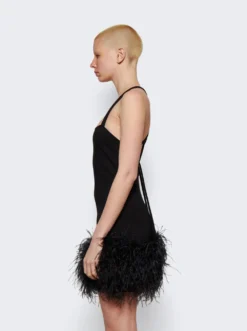 Fujiko Mini Dress Black -Artemides shop 231WCA188 2509 04