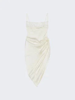 Jacquemus La Saudade Mini Dress Off-white
