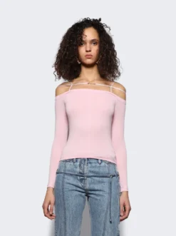 Jacquemus Le T-shirt Sierra Pink -Artemides shop 233JS165 2313 3355 03 1