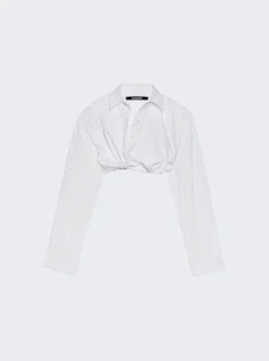 Jacquemus La Chemise Bahia Courte White