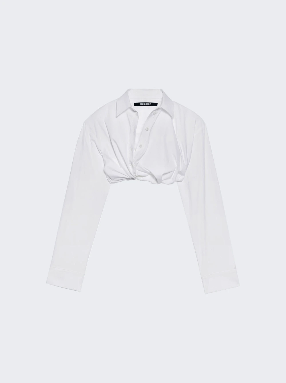 Jacquemus La Chemise Bahia Courte White 1 Jacquemus La Chemise Bahia Courte White