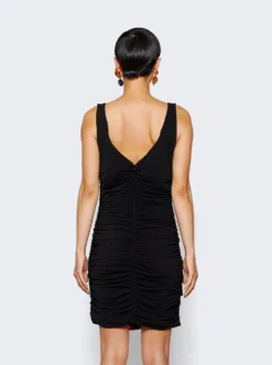 Magda Butrym Contrast Bandage Flower Dress Black -Artemides shop 234723 2509 05 1