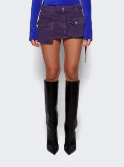 Fay Mini Skirt Purple -Artemides shop 236WCS136 D059 6576 03 1