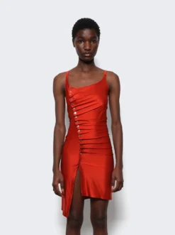 Gathered Mini Dress Paprika 9 Gathered Mini Dress Paprika -Artemides shop 23FJRO523VI0267 45618 03 1