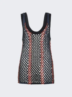 Stripe Dennis Marina Top Navy And Multicolor