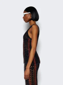 Stripe Dennis Marina Top Navy And Multicolor -Artemides shop 23SWT02 49390 04 1