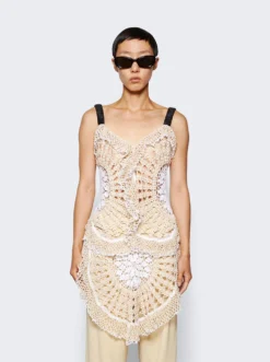 Trio Web Dress Natural White -Artemides shop 23WWD08 28702 03 1