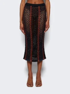 Spice Mini Skirt Navy -Artemides shop 23WWS01 2686 03 1