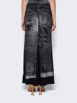 Jean Paul Gaultier Trompe L'oeil Maxi Skirt Black And Grey 11 Jean Paul Gaultier Trompe L'oeil Maxi Skirt Black And Grey -Artemides shop 23 15 F JU055 J530 0002 05 1