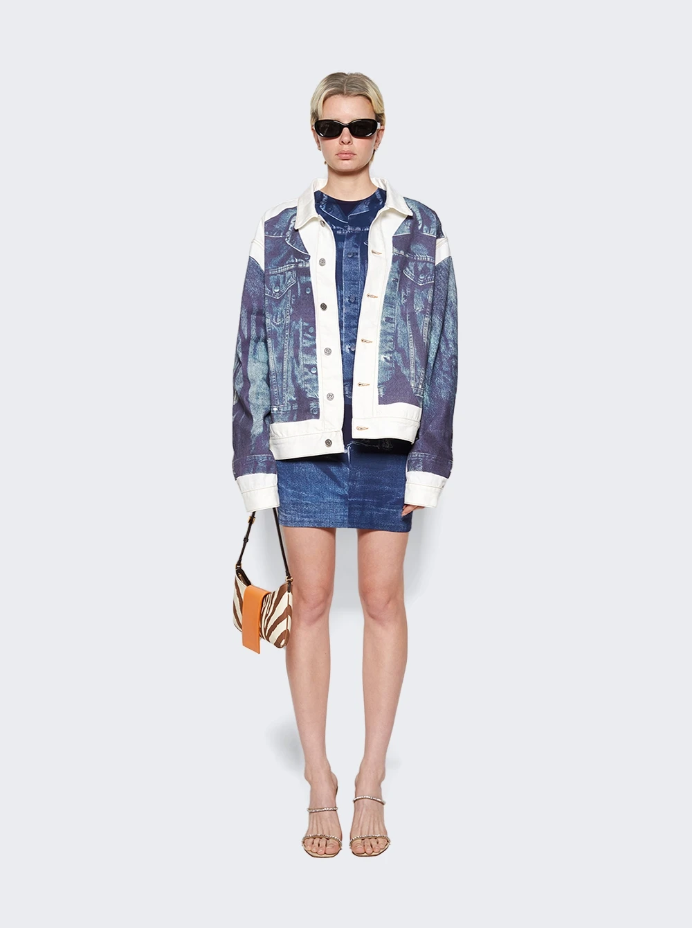 Jean Paul Gaultier L'oeil Tattoo Short Dress Navy 2 Jean Paul Gaultier L'oeil Tattoo Short Dress Navy - Image 2