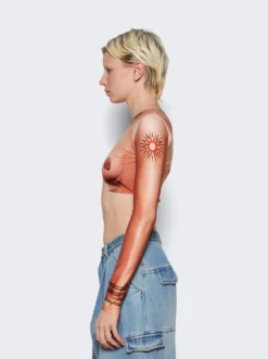 Jean Paul Gaultier Long Sleeves Corps Top Light Nude 10 Jean Paul Gaultier Long Sleeves Corps Top Light Nude -Artemides shop 23 15 F TO104 J527 25 36968 04 1