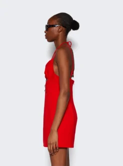 Area Star Cutout Mini Dress Scarlet 8 Area Star Cutout Mini Dress Scarlet -Artemides shop 2401D22184 2096 04 1
