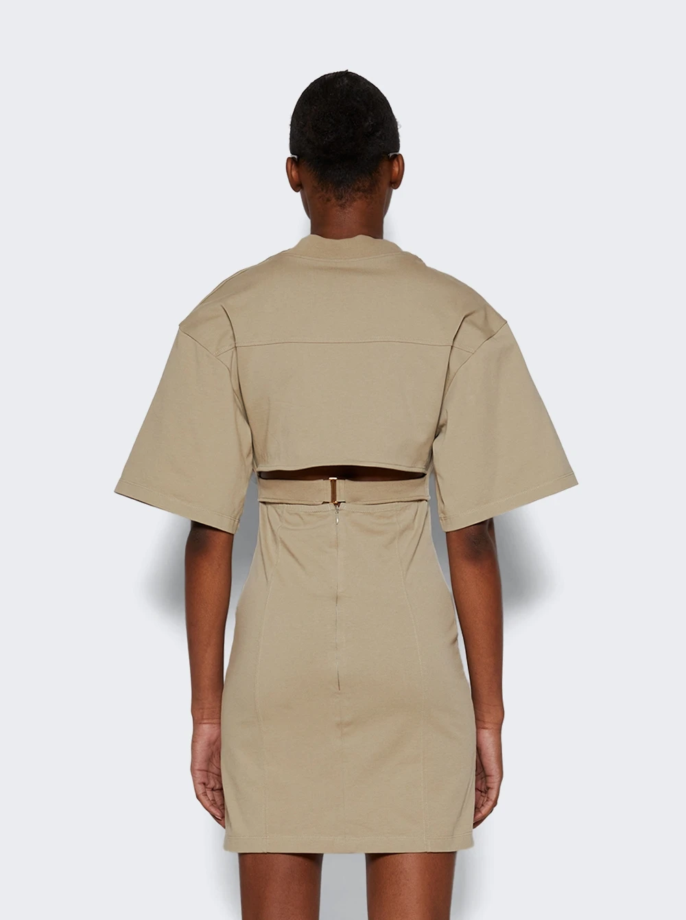 Jacquemus La Robe T-shirt Bahia Khaki 5 Jacquemus La Robe T-shirt Bahia Khaki - Image 5