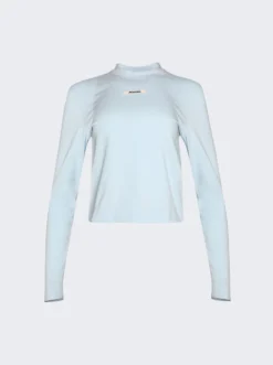 Jacquemus Le T-shirt Gros Grain Light Blue