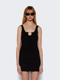 Jacquemus La Mini Robe Sierra Dress Black -Artemides shop 241KN355 2355 black 03