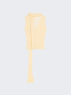 Jacquemus Le Haut Maestra Top Light Yellow