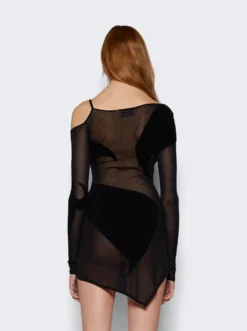 Mini Dress Black 9 Mini Dress Black -Artemides shop 241WCA284 KC067 2509 05 1