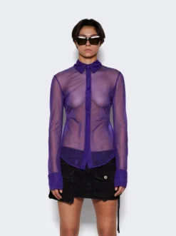 Elton Shirt Purple -Artemides shop 241WCH21 PA49 6576 03 1
