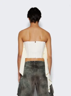 Strapless Top Milk -Artemides shop 241WCT237 A014 05 1