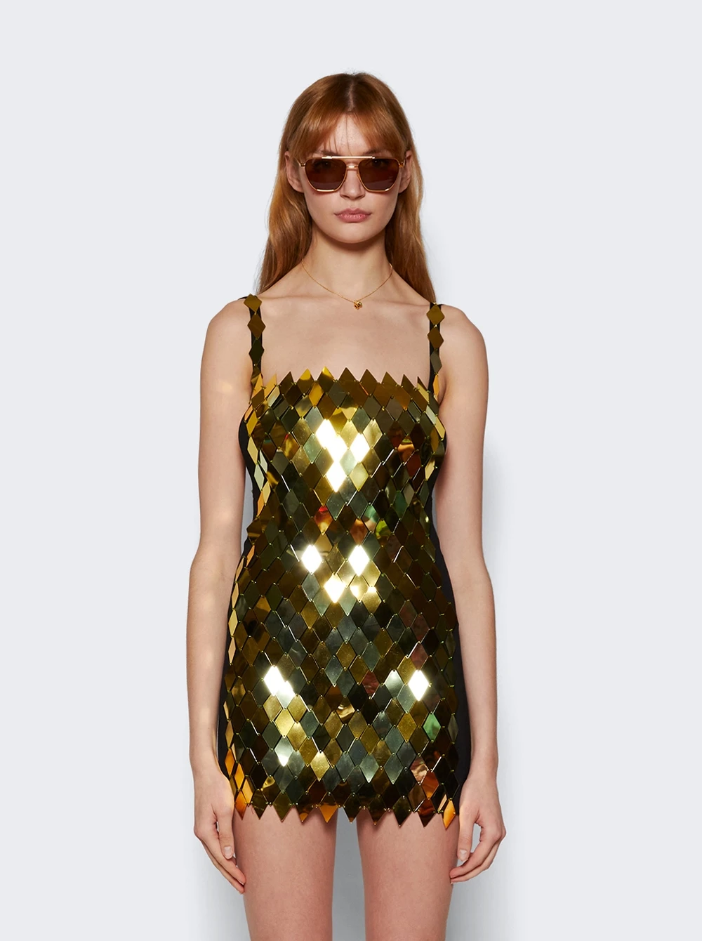 Rue Mini Dress Gold 3 Rue Mini Dress Gold - Image 3
