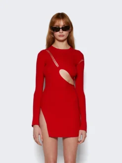 Mini Dress Red -Artemides shop 242WCA283 KV001 2638 03 1