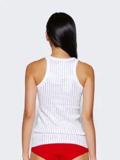 Sequin Tank Top White -Artemides shop 246WCT276 J038T 4767 05 1