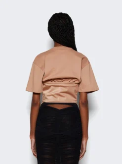 Mugler Corset Top Tan -Artemides shop 24P3TO0671274 Tan 05