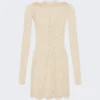 Mini Lace Dress Ivory