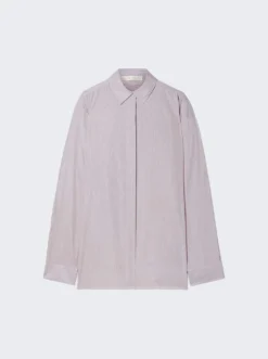 The Row Big Sisea Shirt Buw Burgundy