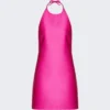 Valentino Techno Mini Dress Pink