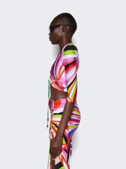 Iride-Print Crop Top Multicolor -Artemides shop 3RJM26 3R755 2524 04 1