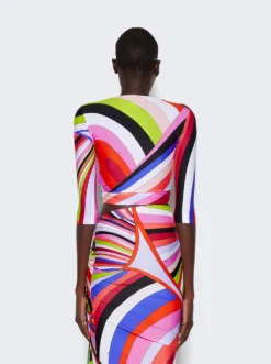 Iride-Print Crop Top Multicolor -Artemides shop 3RJM26 3R755 2524 05 1