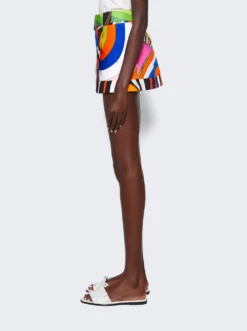 Iride-Print Wrap Mini Skirt Multicolor -Artemides shop 3RRV11 3R759 2524 04 1