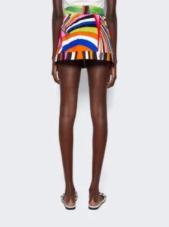 Iride-Print Wrap Mini Skirt Multicolor -Artemides shop 3RRV11 3R759 2524 05 1